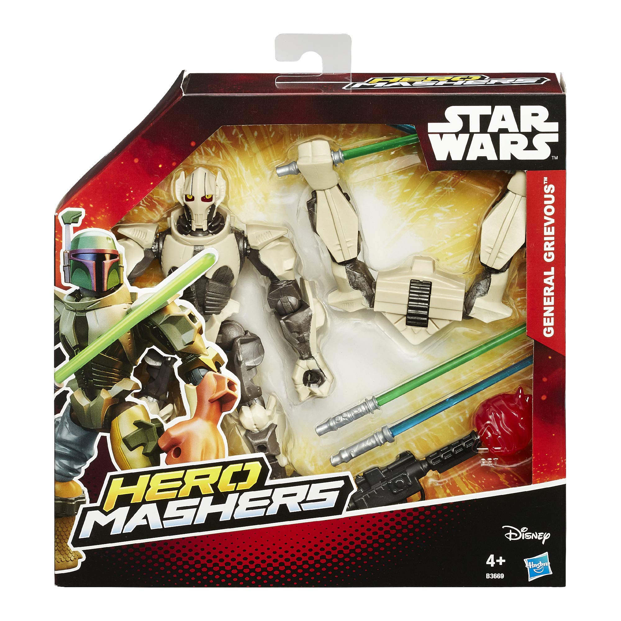 Star Wars Hasbro Hero Mashers Basisfiguren – Ca. 15 Cm, Austauschbare Teile, Für Kinder Ab 4