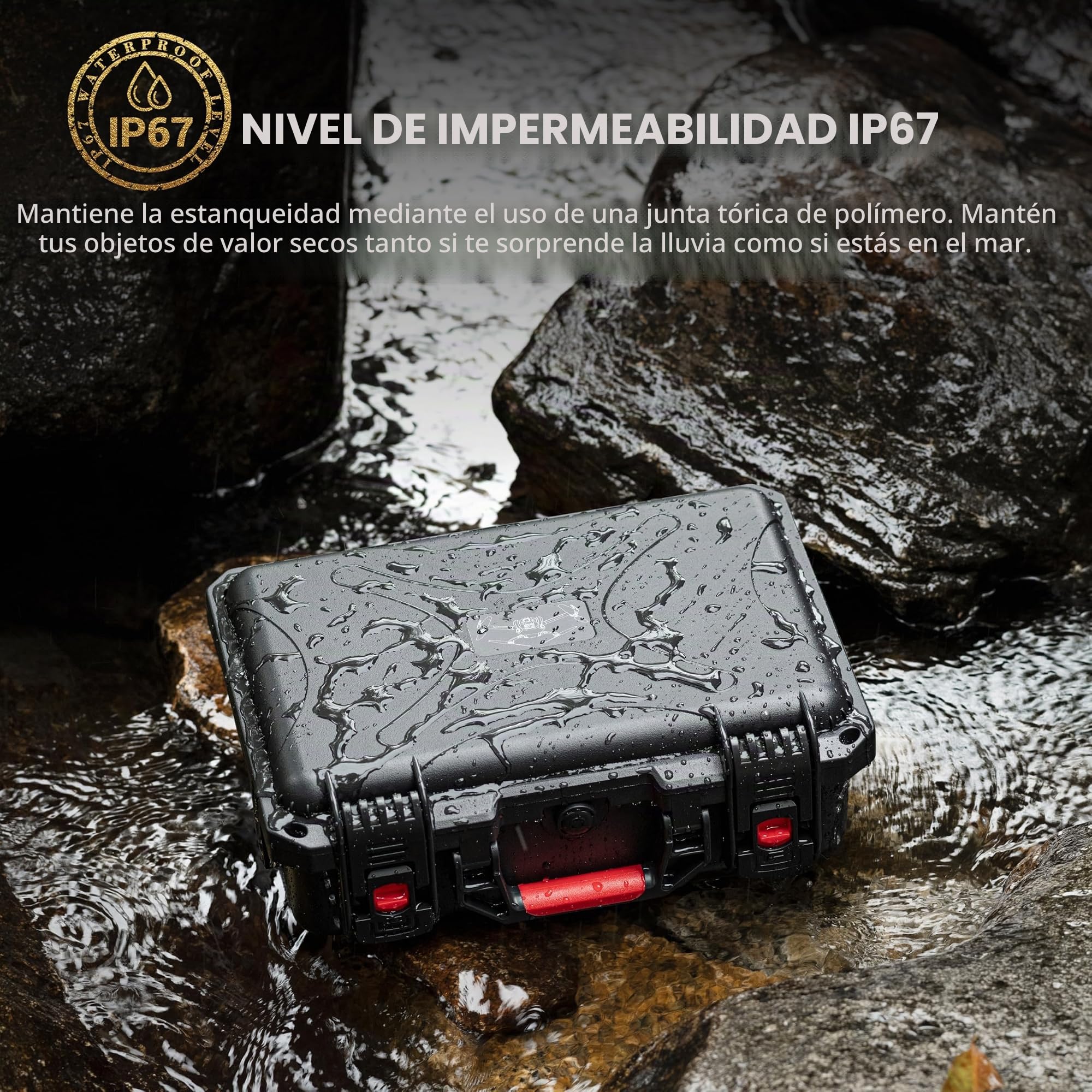 STARTRC Mini 4 Pro Estuche Rígido Impermeable para dji Mini 3 Pro Vuela Más Accesorio