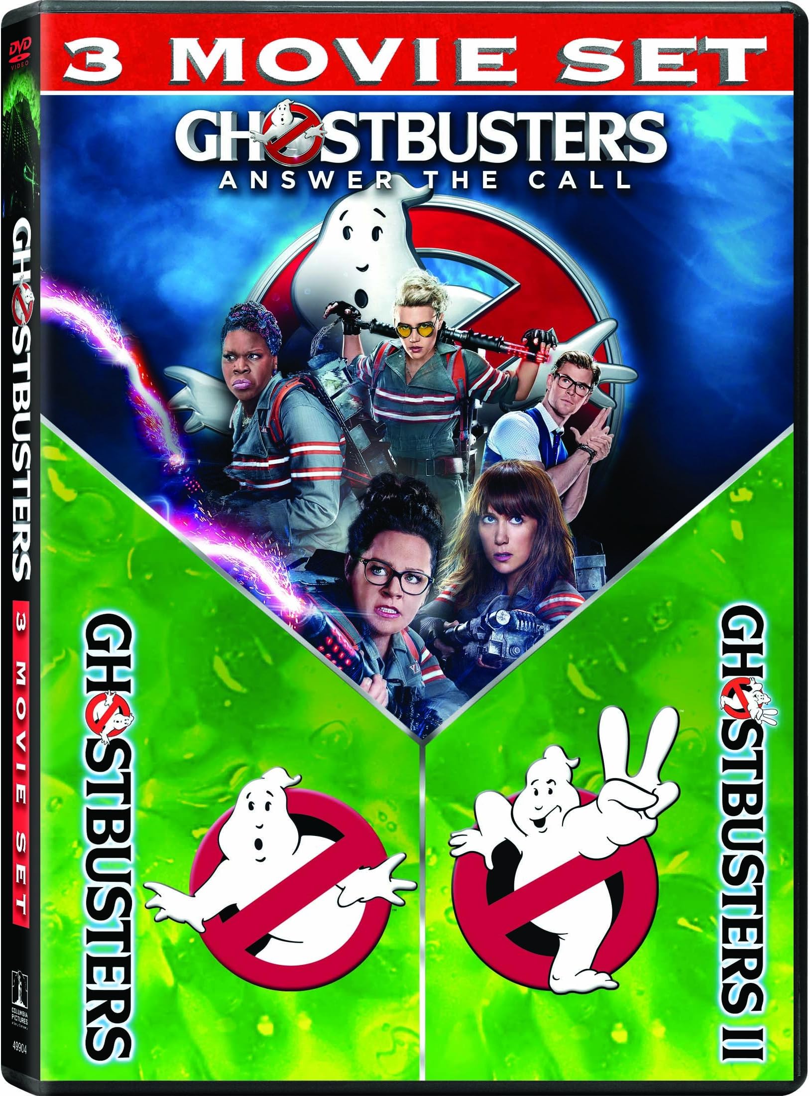 Ghostbusters / Ghostbusters 2 / Ghostbusters (2016) (Ghostbusters 3 Movie Set)