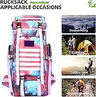 Vista 2 de King'sGuard 70L Camping Hiking Backpack for Men Women Large Military Tactical Backpack Molle Rucksack Backpack for Outdoor