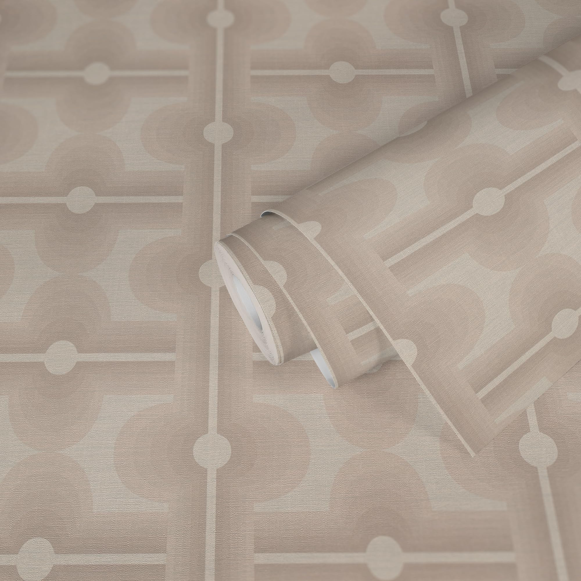 A.S. Création Retro 70's Panel Wallpaper Beige/Cream/Greige Retro Chic 395335 8.50m x 0.53m Paste The Wall - Image 3