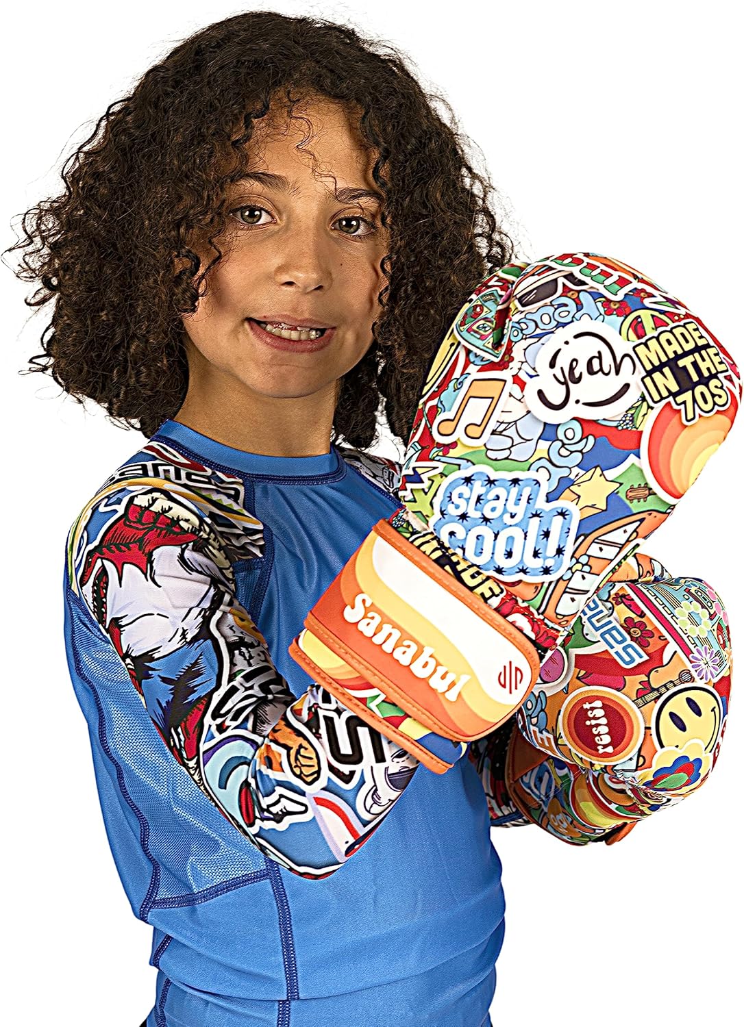 Sanabul Sticker Bomb Kids Boxing Gloves Children & Youth Boxing MMA and Kickboxing Gloves