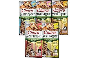 Churu Dog Treat - Real Tuna & Chicken Puree, Meal Topper &...
