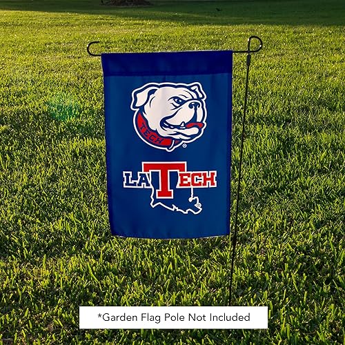 Miniatura 5 de Desert Cactus Louisiana Tech University LTU Bandera de jardín  19 x 12 pulgadas Louisiana Tech Bulldogs Banner, para exhibición al aire libre y