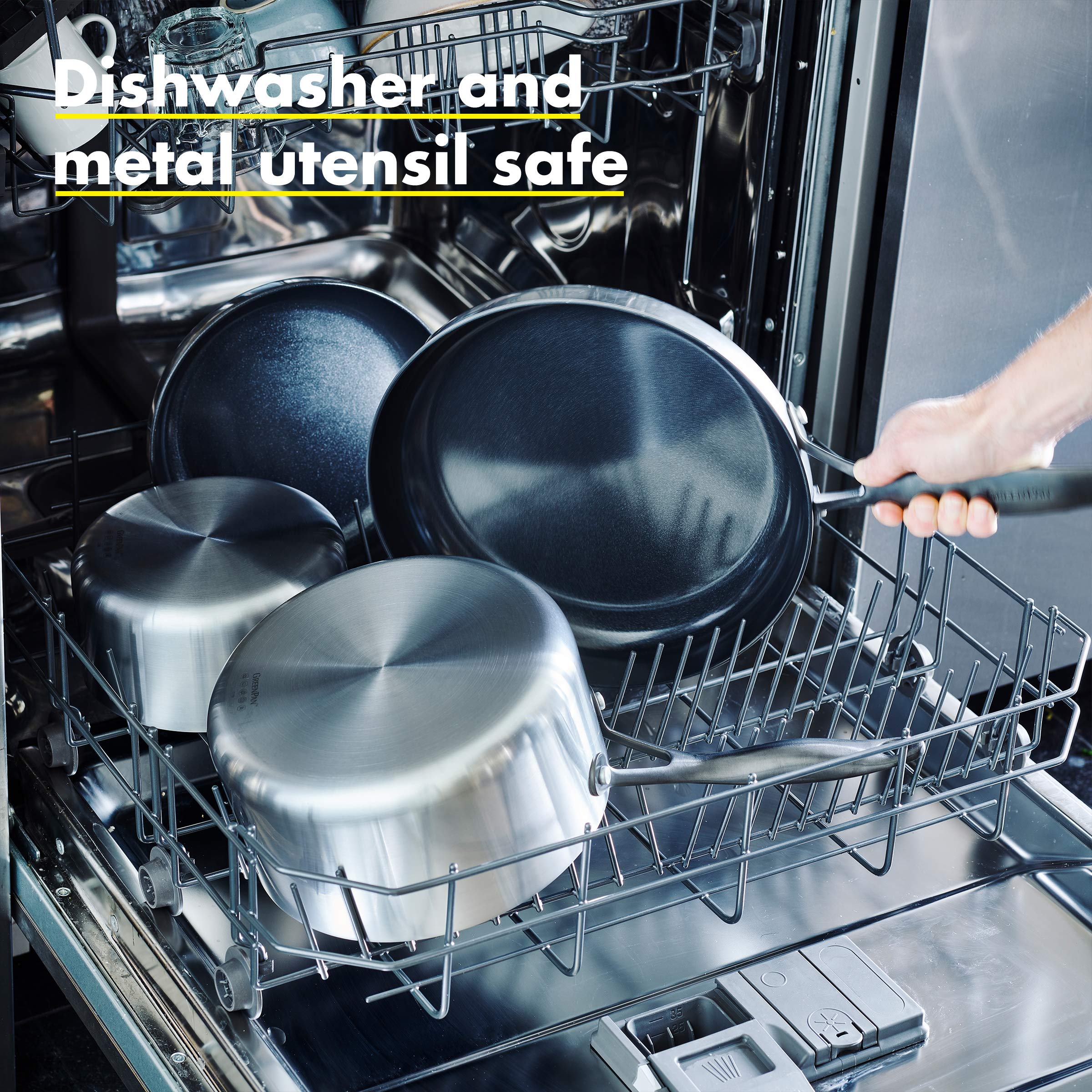 GreenPan Venice Pro Noir TriPly Stainless Steel Healthy Ceramic