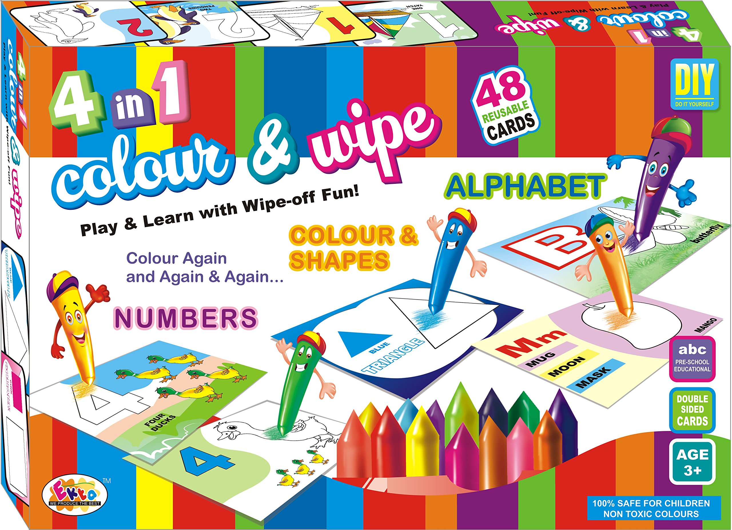 See full amazon price history chart for Ekta 4 in 1 Colour & Wipe, Multi Color Ekta 4 in 1 Colour & Wipe, Multi Color (B00X5R4JPM) Amazon Price History, Amazon Price Tracker