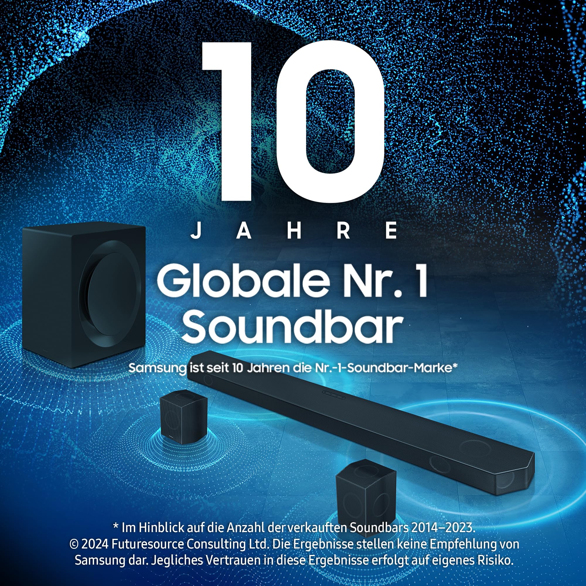 Samsung Music Frame HW-LS60D Soundbar für TV-Geräte, Music Frame Design im Bilderrahmen-Stil, Bluetooth-Lautsprecher mit großem Sweet Spot, Kabelloses Streaming