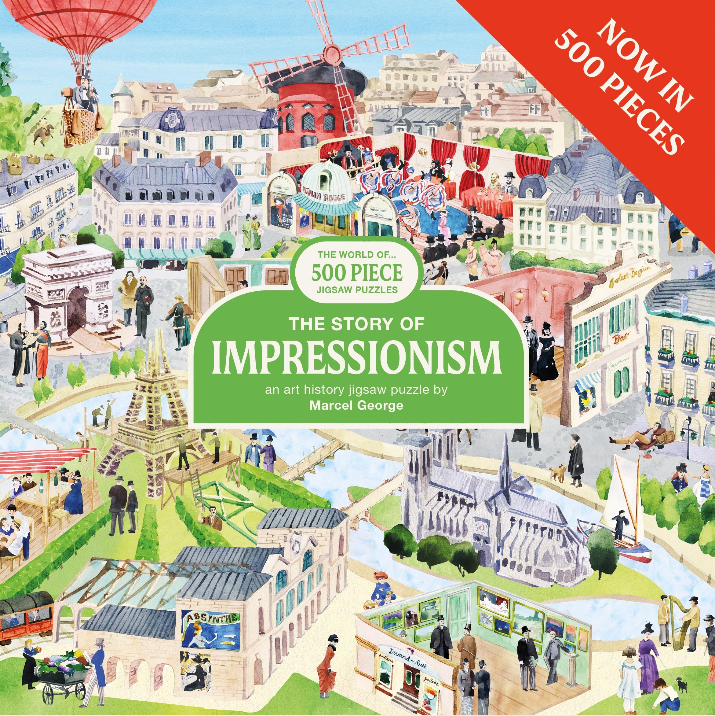 The Story of Impressionism 500 pieces: a 500-piece art history jigsaw puzzle