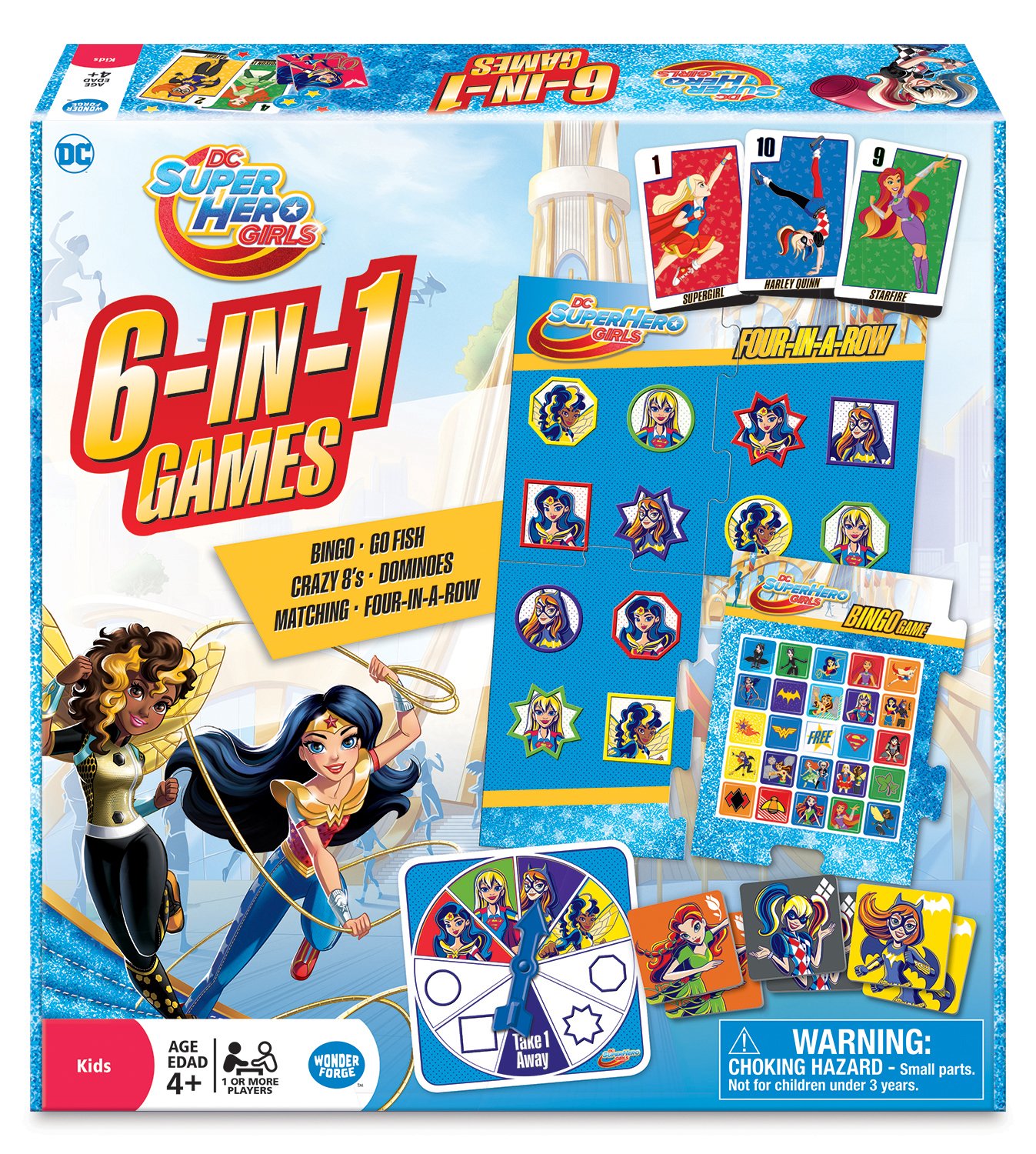 WONDER FORGE DC Super Hero Girls 6-in-1 Game