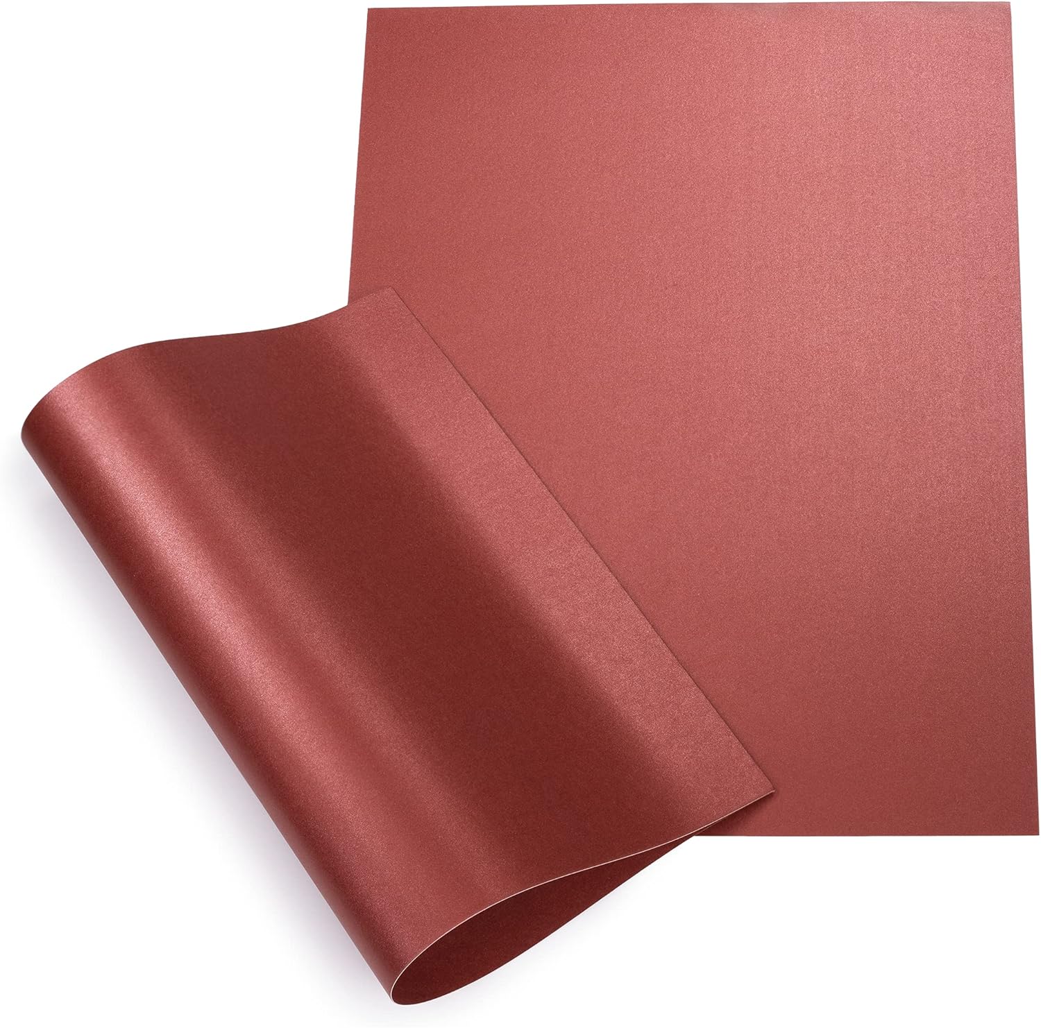 Red Fire Double Sided Pearly Card A4 250gsm 20 Sheets Arts Crafts Artist