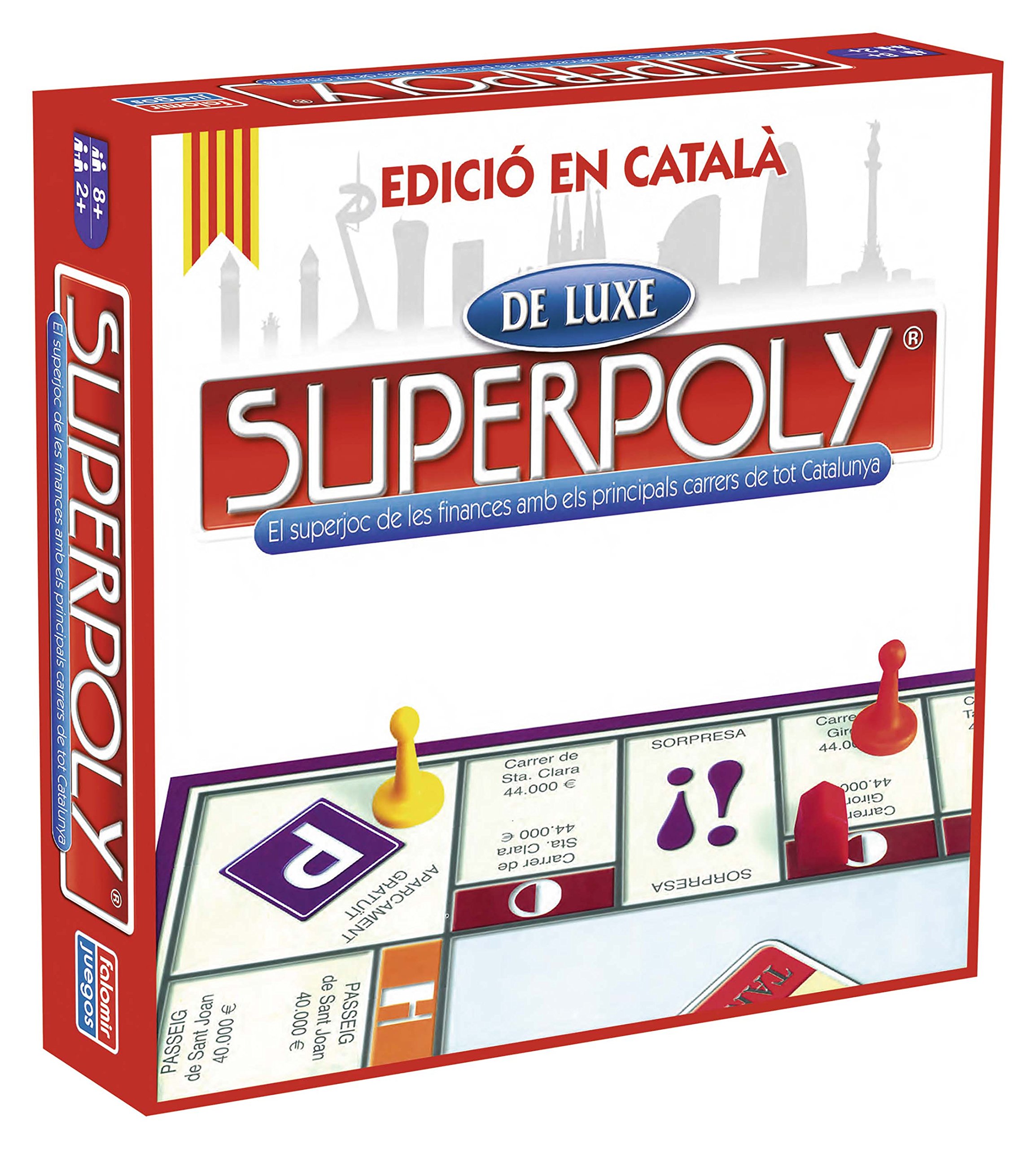 Falomir - Superpoly Luxe Català Table Game, Multicoloured (1002)