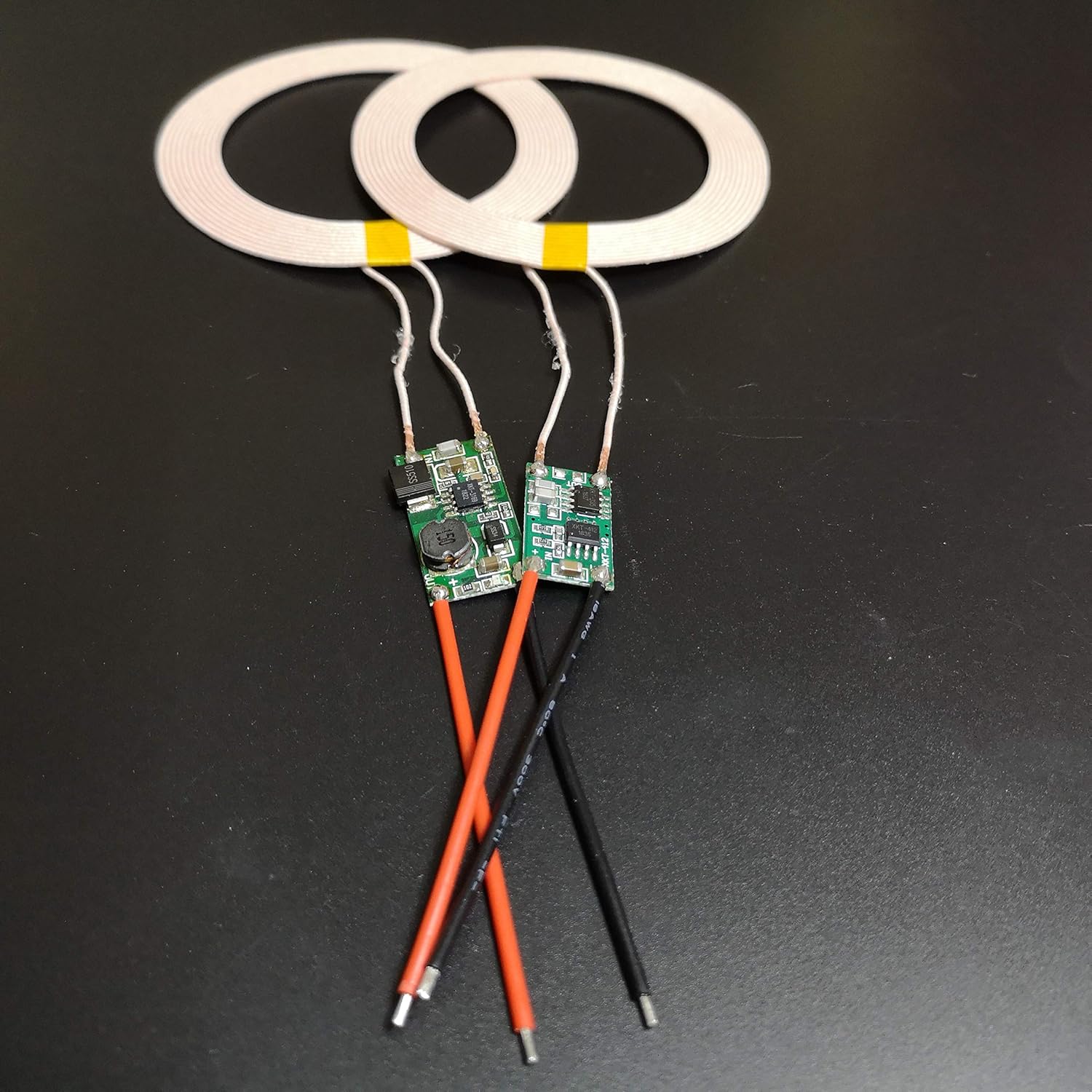 Taidacent 12V Transmitter 20mm 5V 800mA Output Wireless Inductive Coil Wireless Inductive Modules Wireless Charging Module