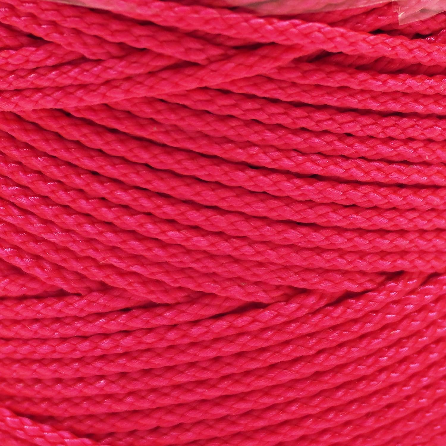 Nylon Mason Line #18 - Seine Twine for Brick Builder Construction - Level Plumb Guide Line - Neon Pink 500 Foot Spools 24 Pack Case