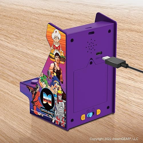 Miniatura 2 de MY ARCADE Data East Hits Nano Player - 4.5" Fully Playable Portable Mini Arcade Machine with 208 Retro Games, 2.4" Screen Color Display