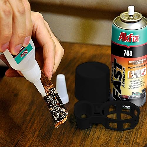 Miniatura 3 de Akfix 705 Accelarator Spray, activador para CA  Super Glues 13.5 fl oz  13.5 fl oz 2 unidades, transparente