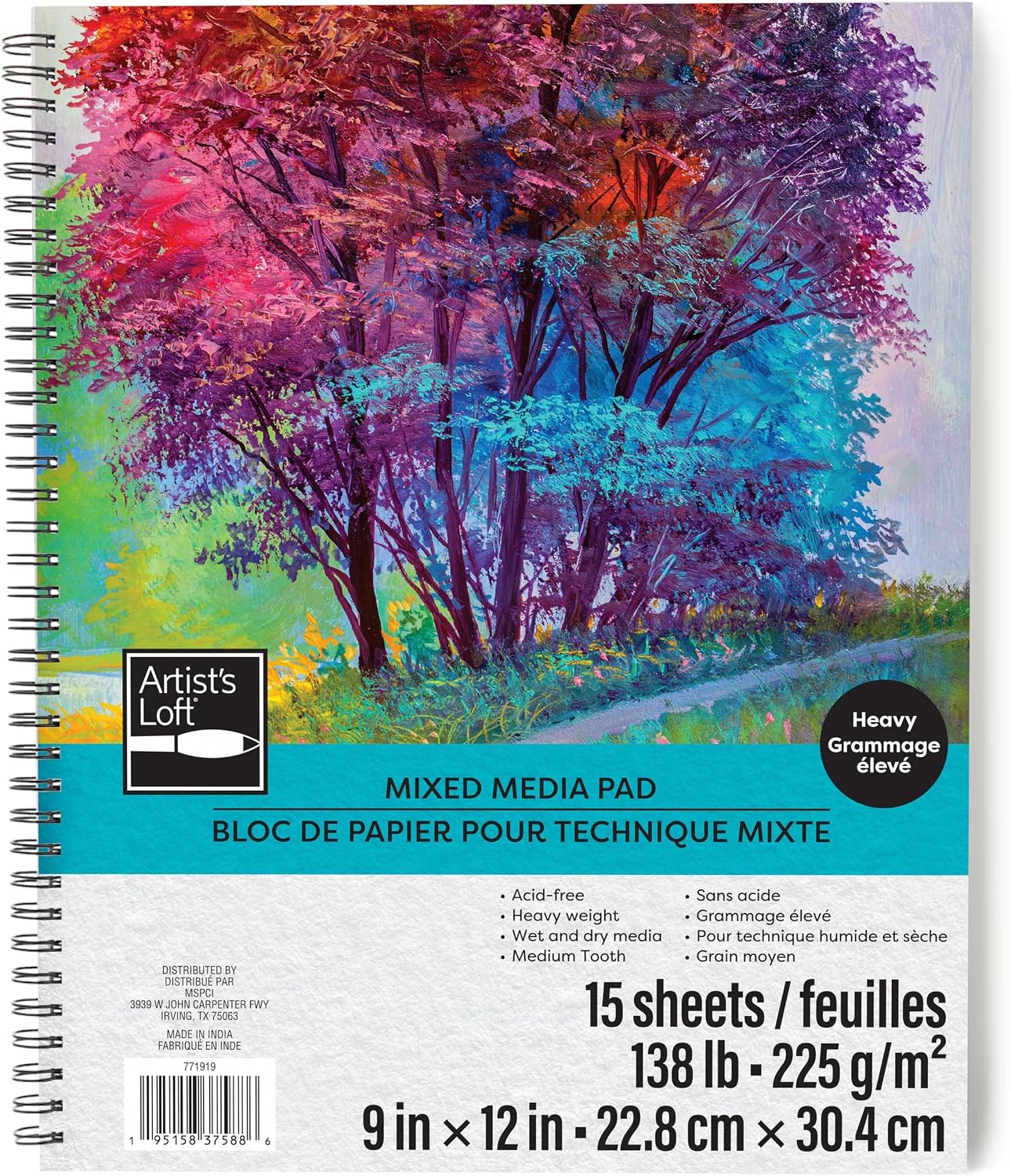 Artist's Loft Heavy Weight Mixed Media Pad, 6 Pack