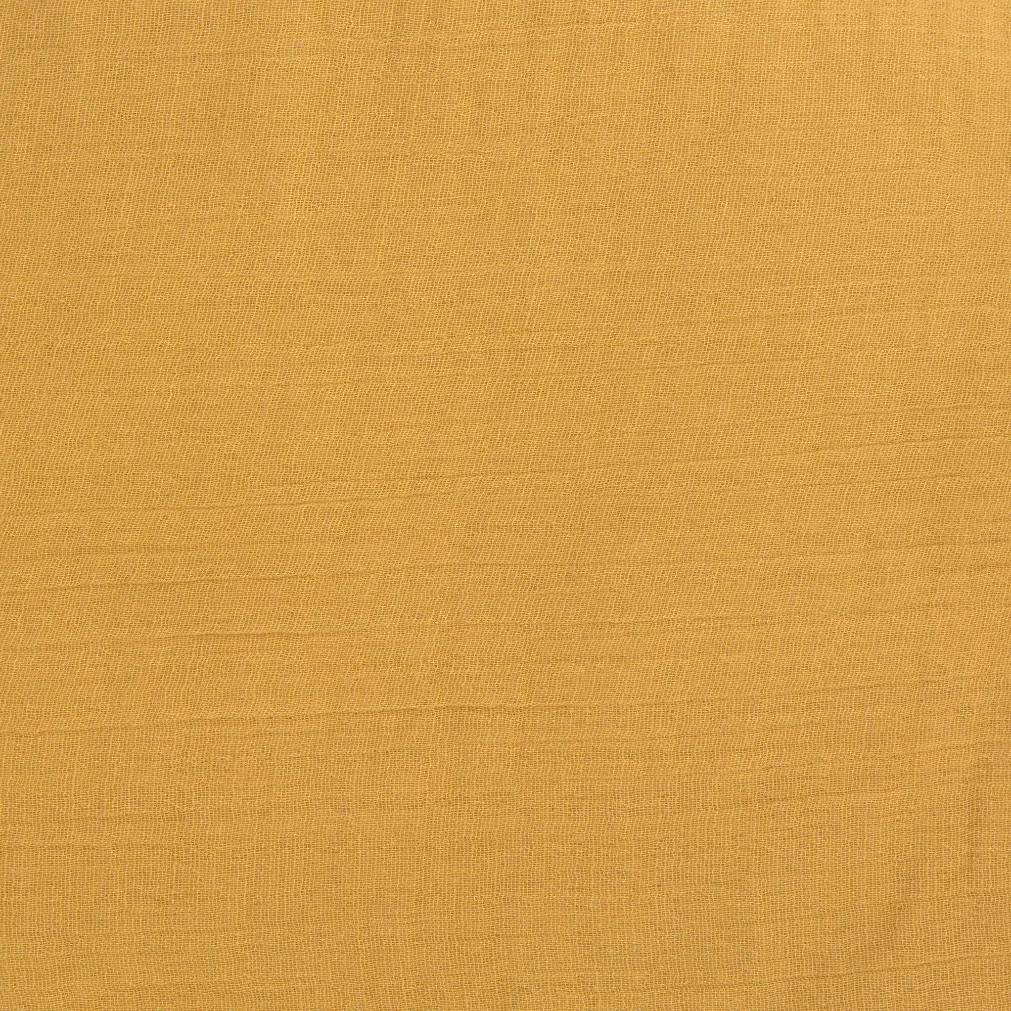 Lässig 1542009837 Grand Coussin Rond de Mousseline, Jaune