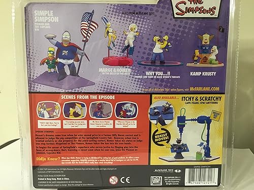 Miniatura 2 de Simpsons McFarlane Homer & Bart Figura - Serie 1 "Pie Man & Cupcake Kid