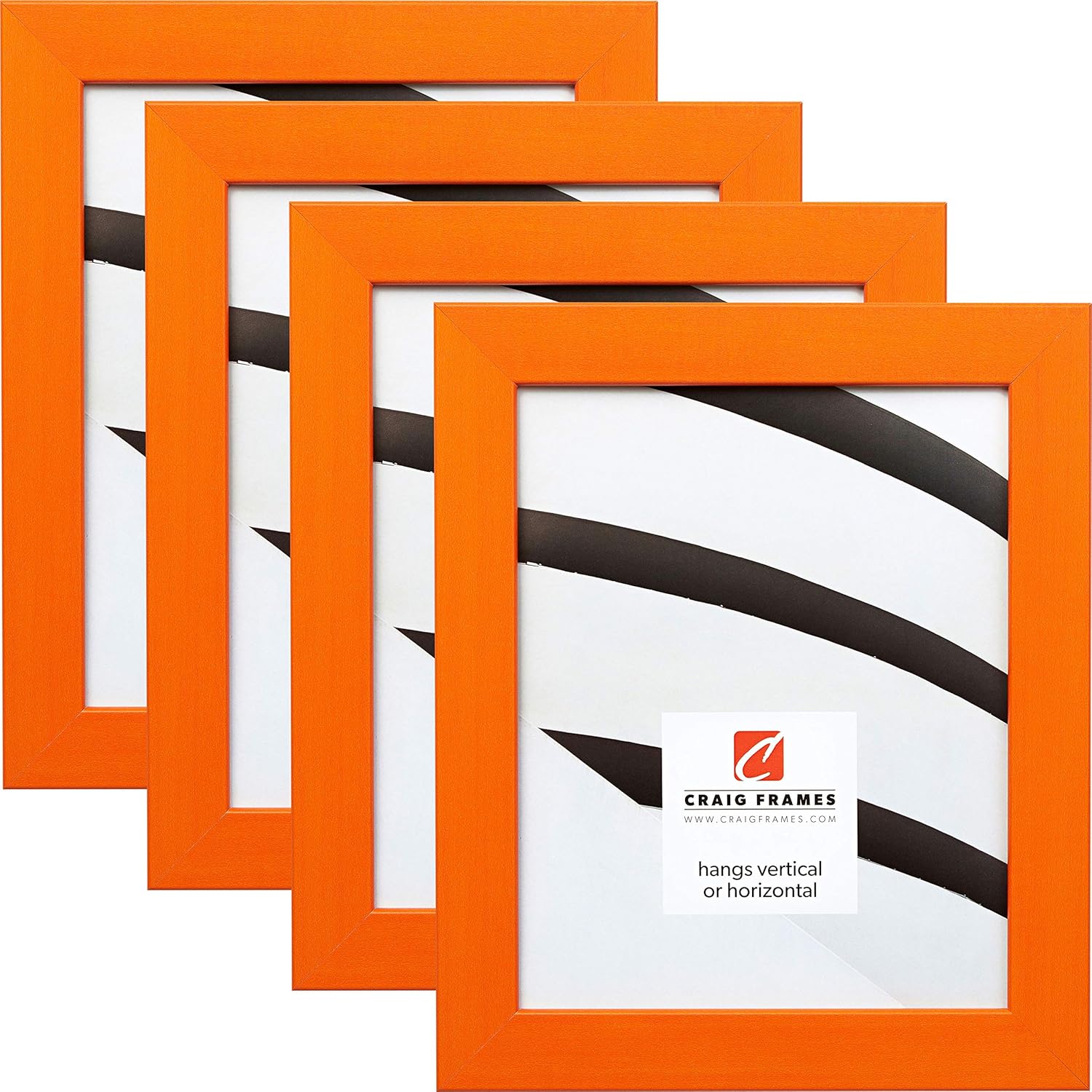 Craig Frames 26028 24 x 36 Inch Picture Frame, Orange, Set of 4