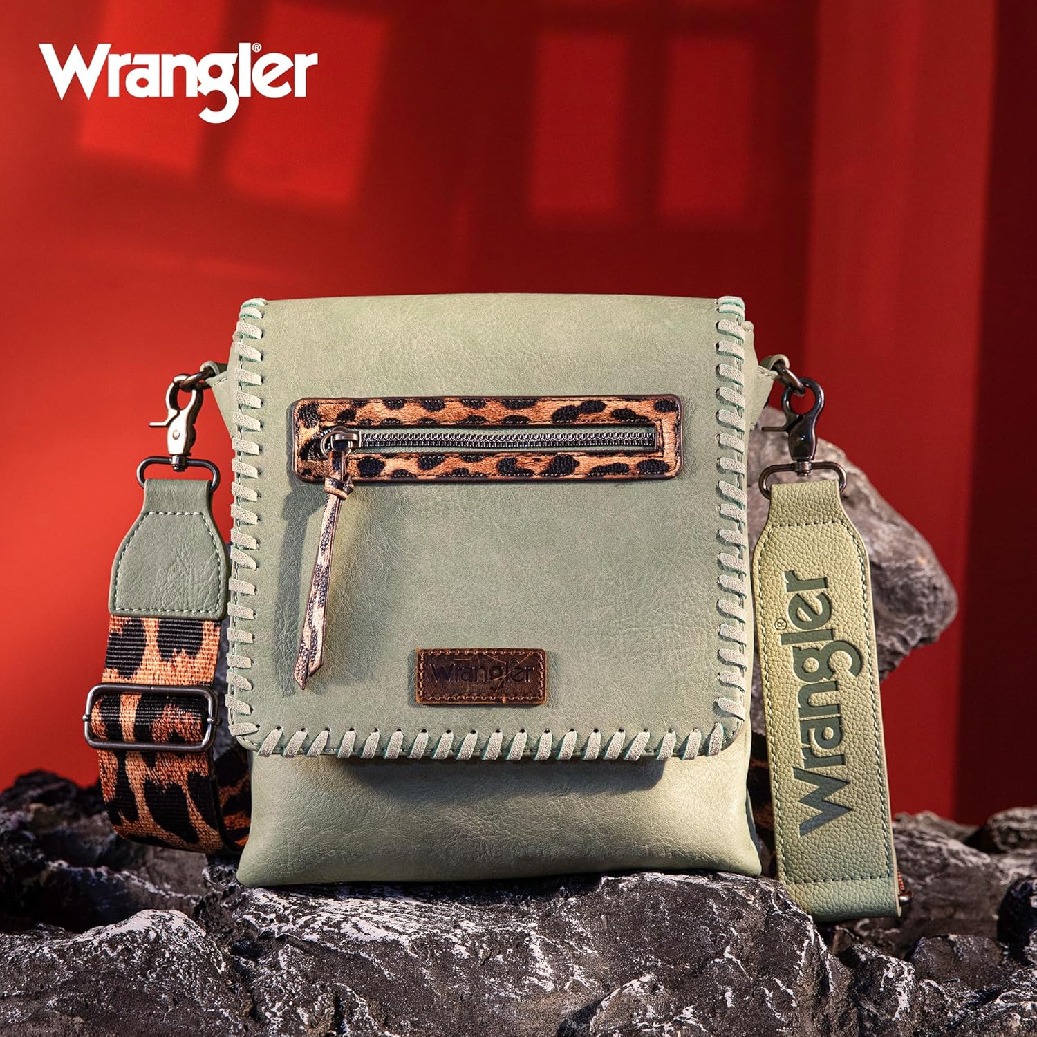Wrangler Crossbody Bags for Women Vintage Hand Woven Shoulder Purse - Image 7
