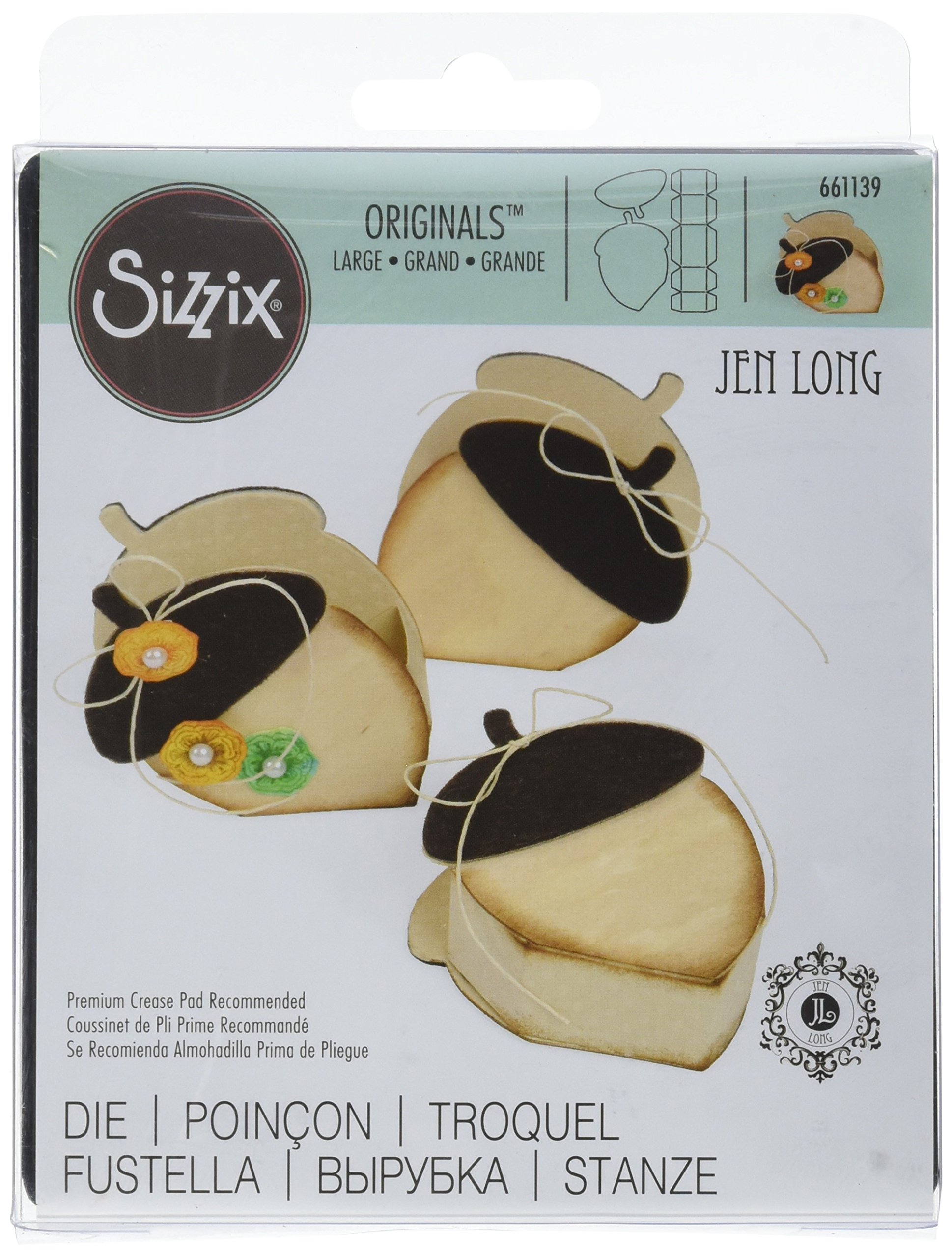 Sizzix 661139 Box Acorn Originals Die by Jen Long : Amazon.sg: Toys