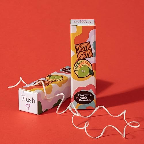 Hilo dental extra grueso expansible Hilo dental suave de fibra tejida Encías sensibles Hilo dental Flush Triple Mini Paquete de viaje de 3 x 17