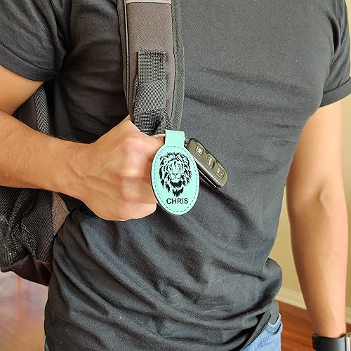 Miniatura 8 de LaserGram Llavero ovalado, libélula, grabado personalizado incluido