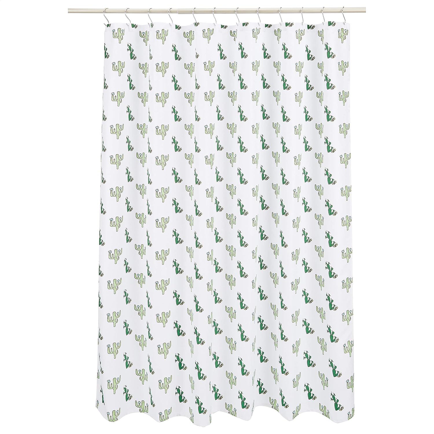 Amazon Basics Fun and Playful Desert Escape Microfiber Bathroom Shower Curtain - Desert Escape, 72 Inch
