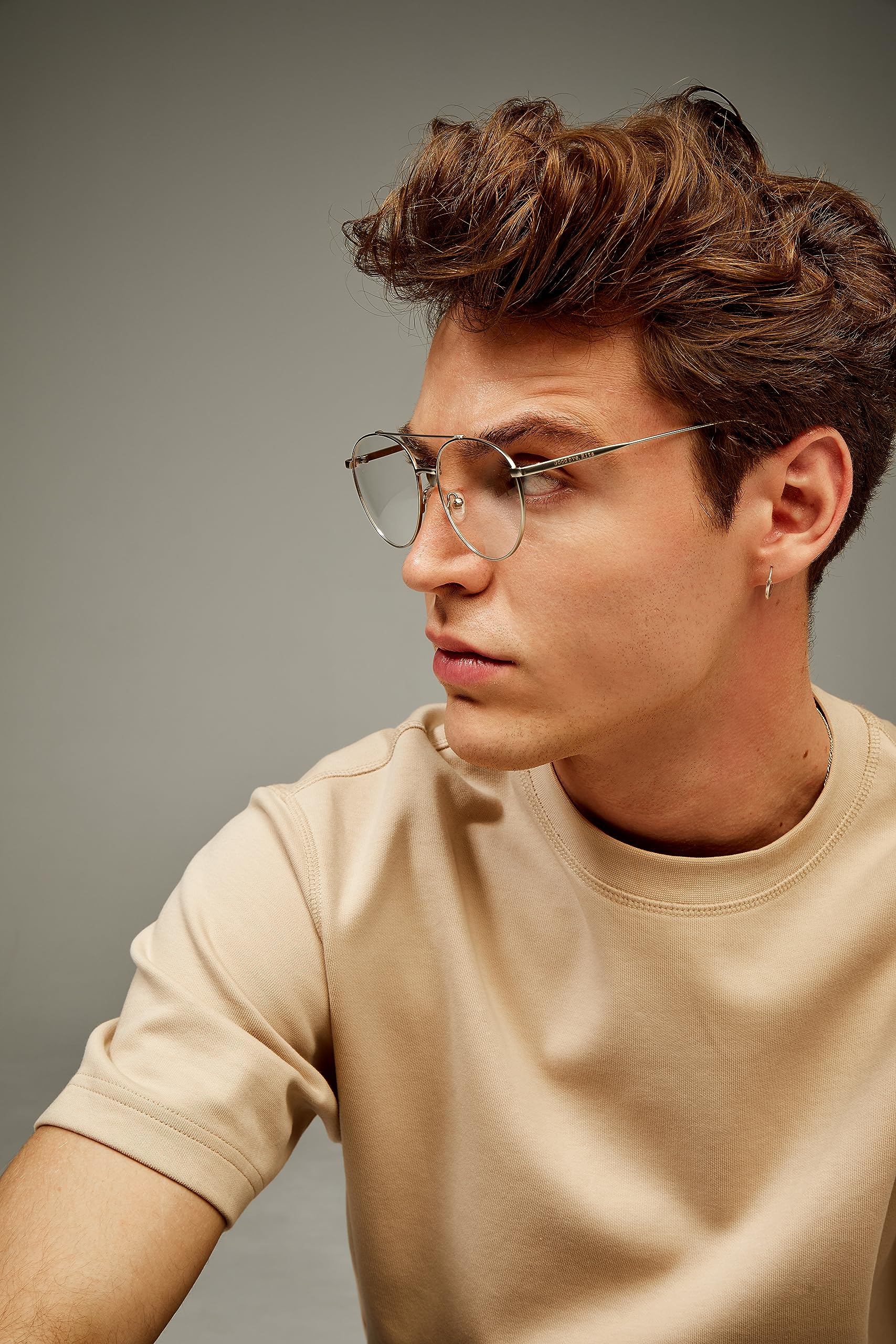 Goodbye, Rita. - Gafas con Filtro Azul para Hombre y Mujer - Colección Koen - Fabricada en Policarbonato - Lentes para Pantallas de Ordenador - Acabado Metálico