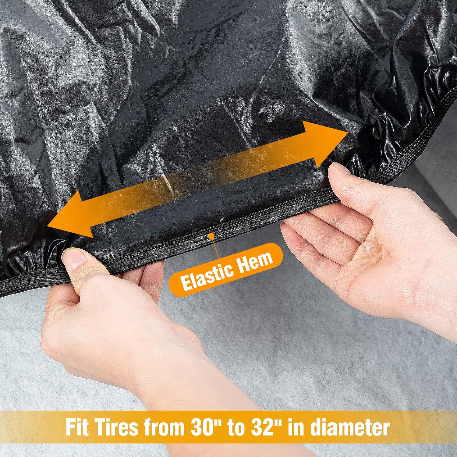 🛒 Crazy Deals 2-Pack Double Axle Wheel Cover- Double Tire Cover Dual Tire Cover Dual Wheel Cover Double Wheel Cover- Waterproof Cold & Sun Protection for RVs Campers Dual Axle Trailers Tires from 30 to 32 (Black)