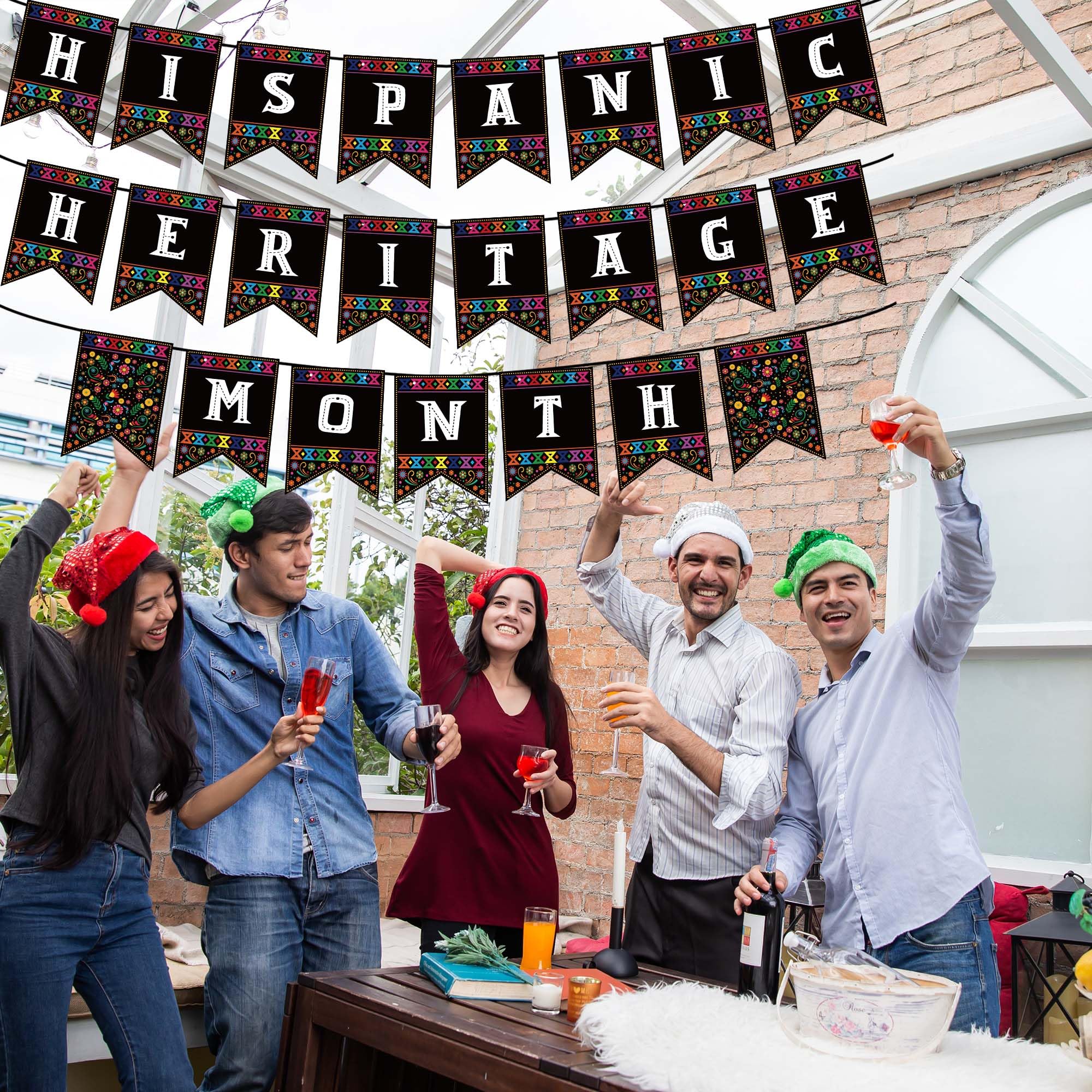 60 Stück Hispanic Heritage Month Luftballons – Bunte Lateinamerika-Deko Für Party, Büro & Klassenzimmer