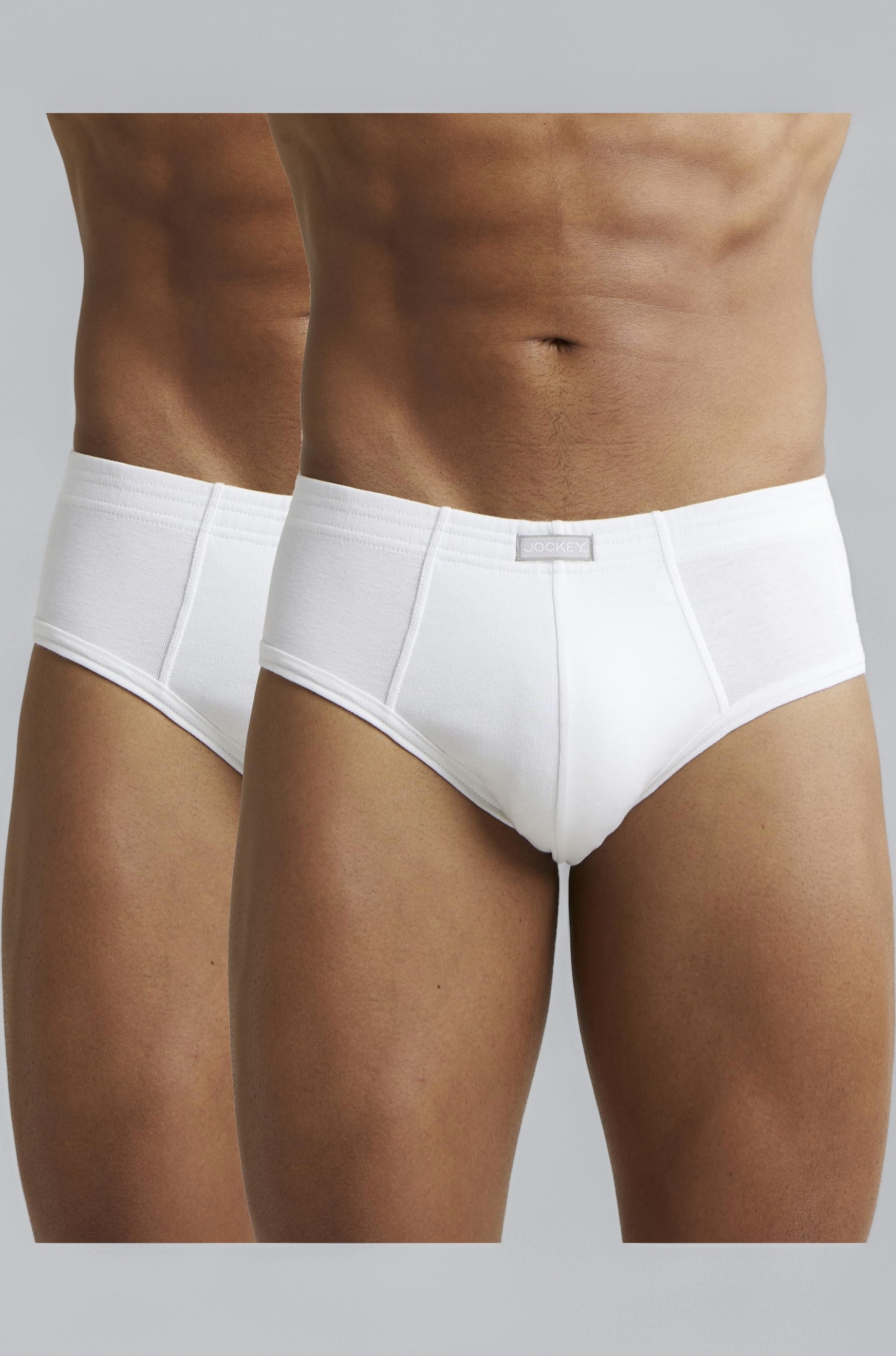 1009 Men's Super Combed Cotton Rib Solid Brief with Stay Fresh Properties (Pack of 2)