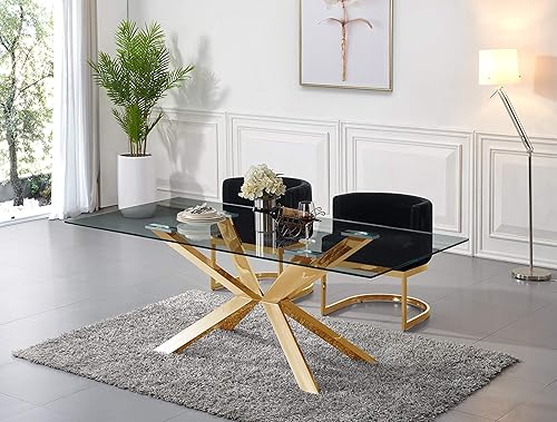 Miniatura 32 de Meridian Furniture Gianna Collection Modern | Silla de comedor tapizada de terciopelo contemporáneo con marco de metal cromado pulido, 24 pulgadas