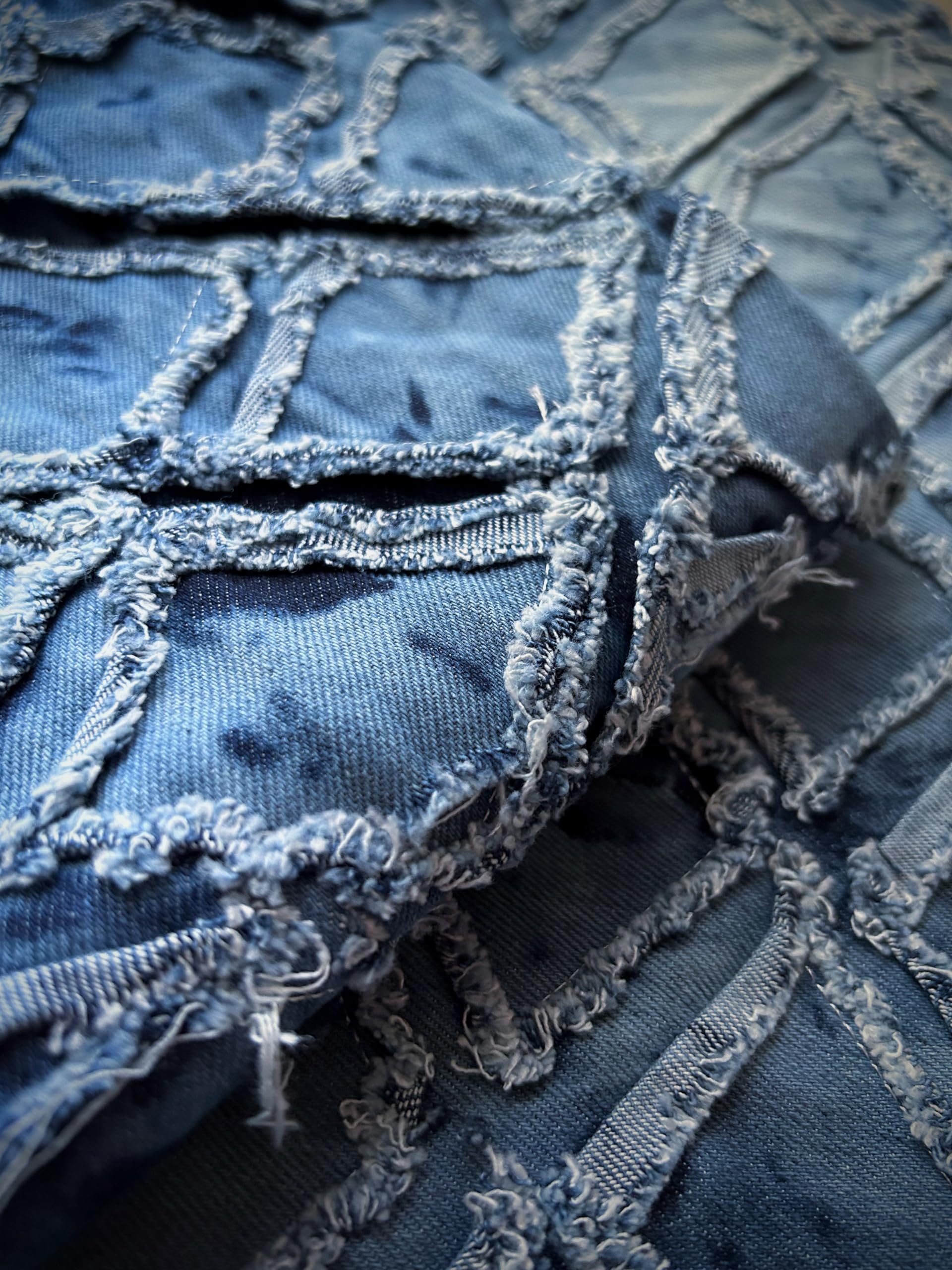 ハンドメイドに リメイク用ジーンズ素材（Amazon | fringe diamond 
