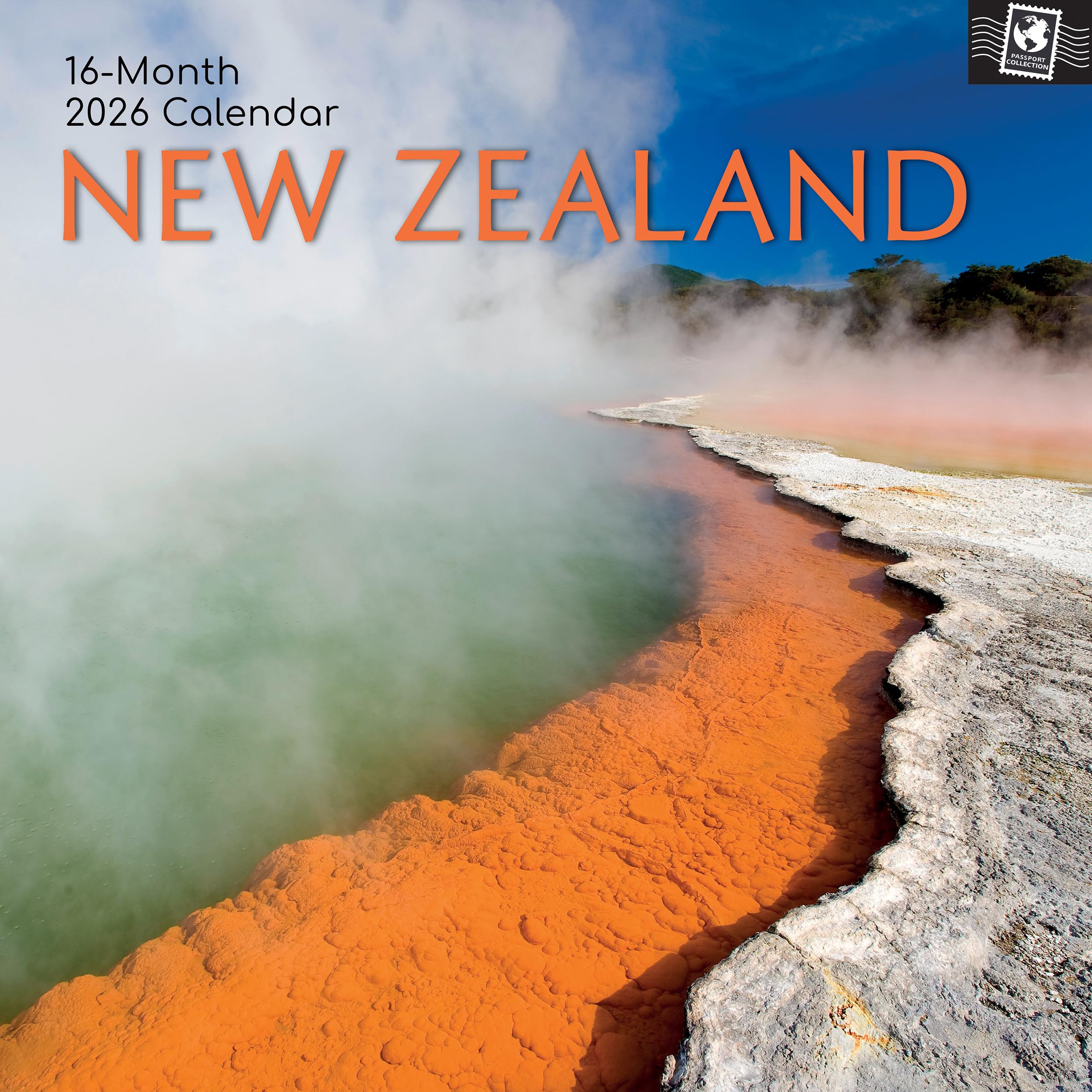 TGSC | New Zealand 2026 Calendar 16 Month (Sept 2025-Dec 2026) Family Square Wall Calendar 2026 UK | Planner with Large Grid for Home or Office Organisation - Travel 2026/2025 Calendar UK