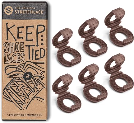 THE ORIGINAL STRETCHLACE Shoe Lace Knot Clips, Knot Holder, Keep Laces Tied