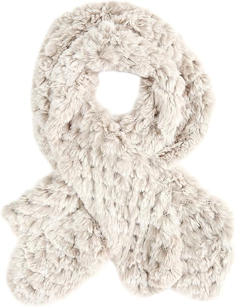 グレースコンチネンタル　ラビットファー ミュール　ホワイト37 グレースコンチネンタル ラビットファー ミュール ホワイト37