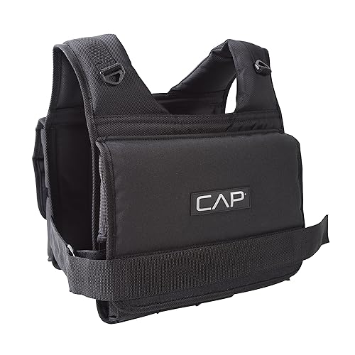 CAP Barbell Adjustable Weighted Vest | Various Sizes - 20lbs-S