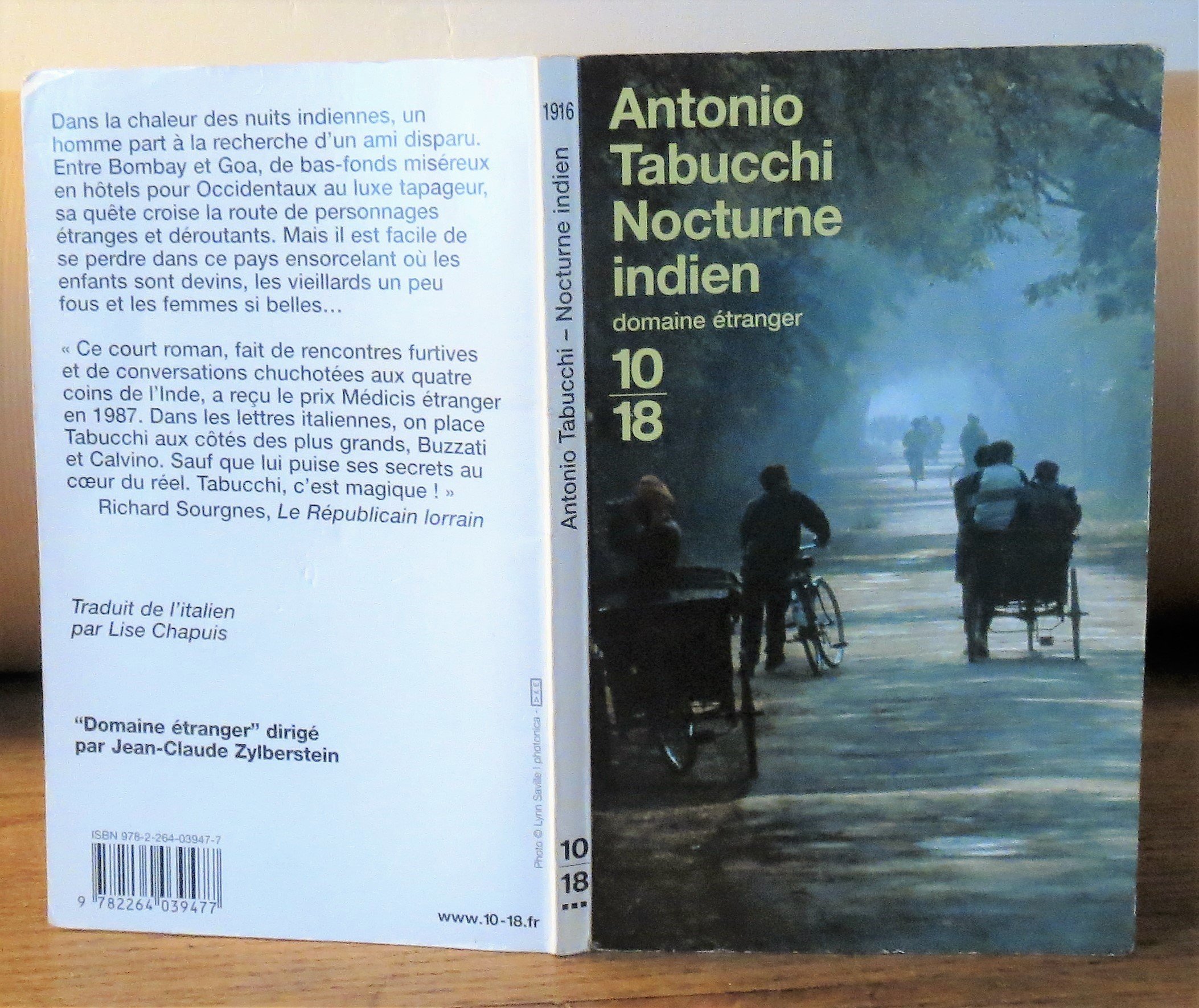 Nocturne indien -ne TABUCCHI, ANTONIO