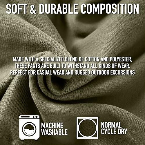 Miniatura 6 de Rothco - Pantalones vintage estilo paracaidista, relajados, estilo cargo con diseño de camuflaje vintage