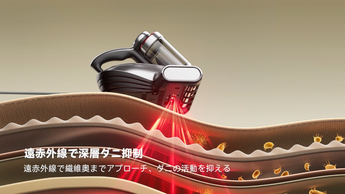 Amazon | uwant 布団クリーナー 【旗艦美学】布団掃除機 20KPa強力吸引