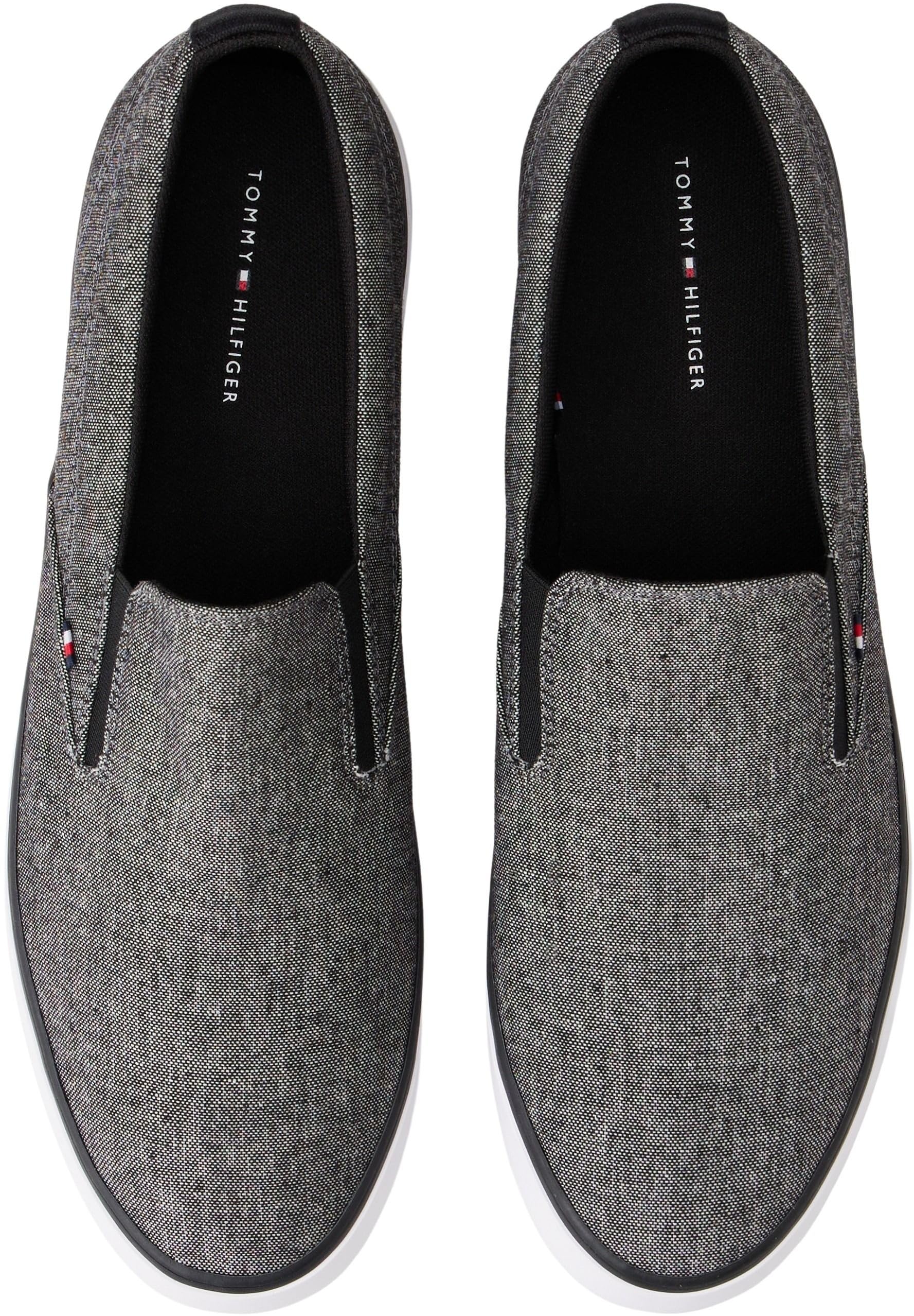 Tommy Hilfiger Harlem Core II Slip On Chambray Fm0fm05819, Basso Top Uomo