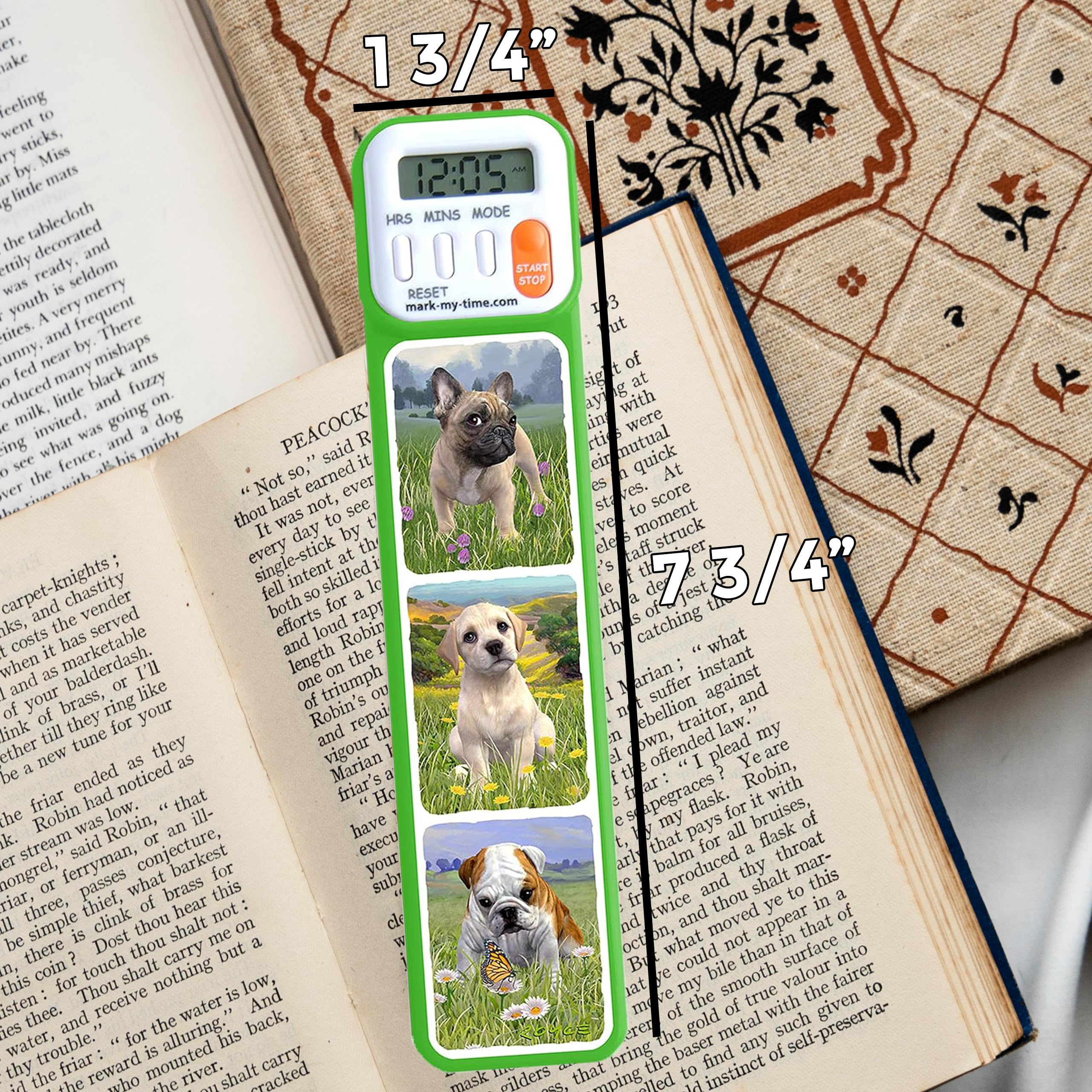Mark-My-Tme - Dgtal Bookmark - Mark My Tme Readng Tmer And Book - View #6