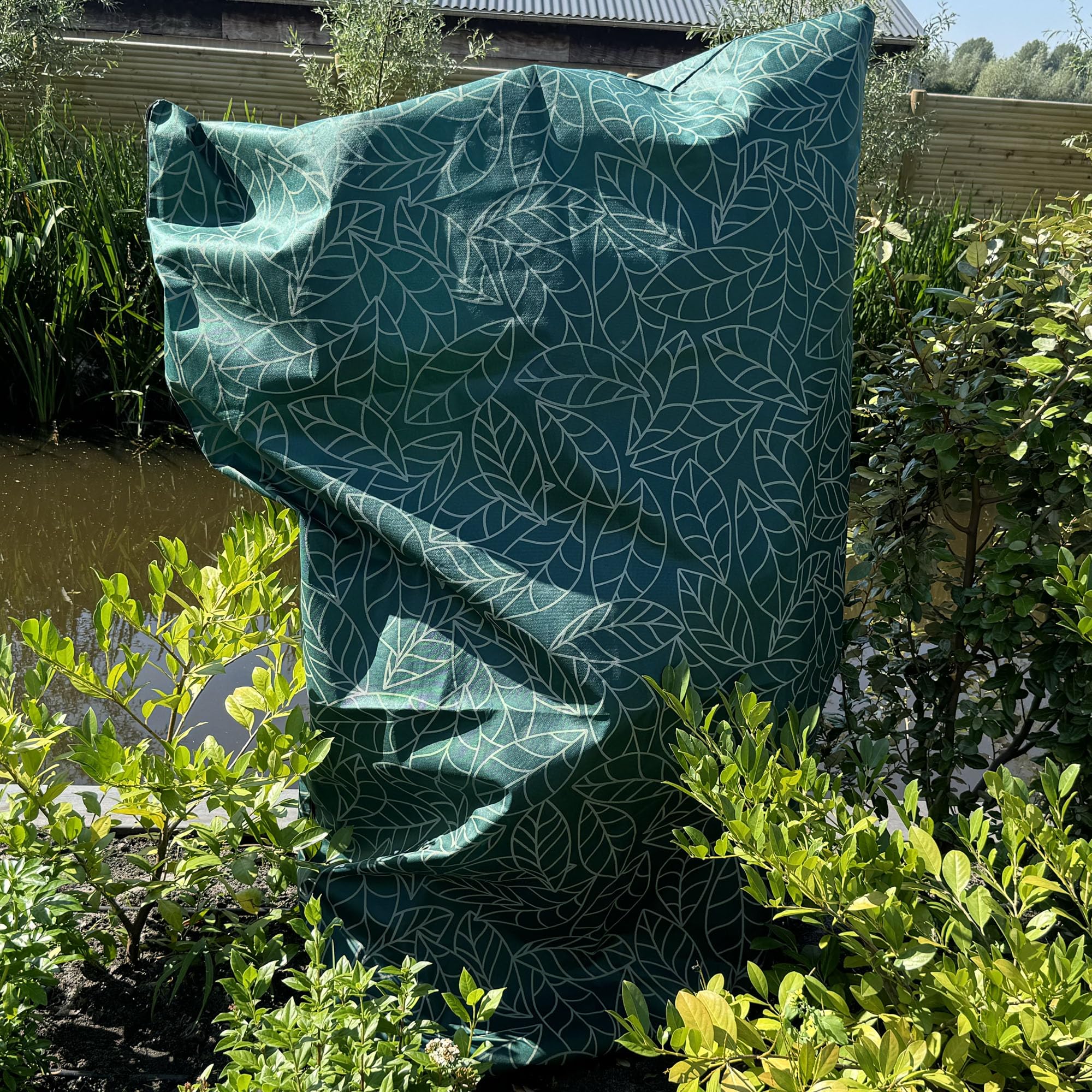 ECCOGREAT Copertura per Piante da 120 x 180 cm, Protezione antigelo, Confezione da 2 Coperte in Tessuto Spesso da 60 g/m², per Alberi, con Coulisse, Riutilizzabile, con Cerniera, per Piante in