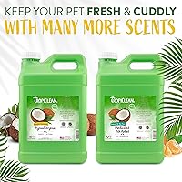 Vista 8 de TropiClean - Champús para mascotas fabricados en Estados Unidos, Hipoalergénico, Transparente