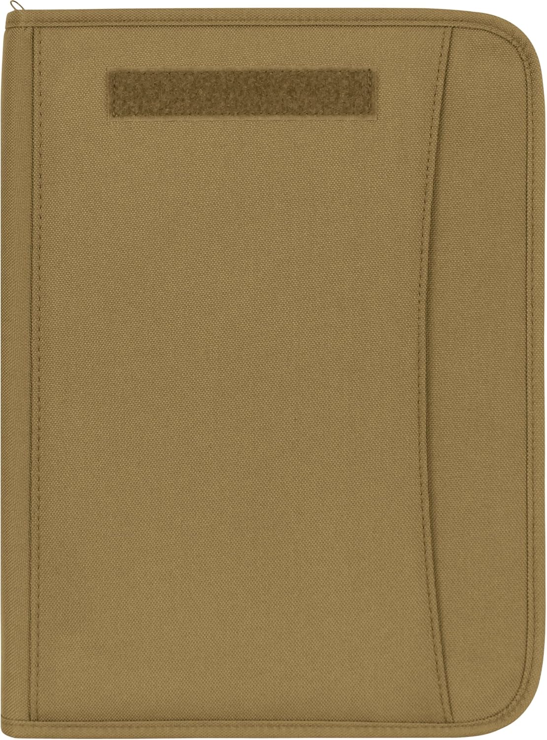 Coyote Military Zippered Padfolio