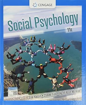 Social Psychology MindTap Course List