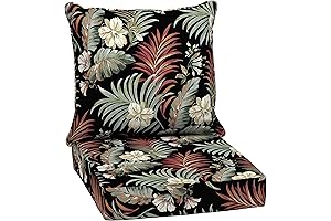 Arden Selections Outdoor Deep Seat Cushions, Water & Fade Resistant