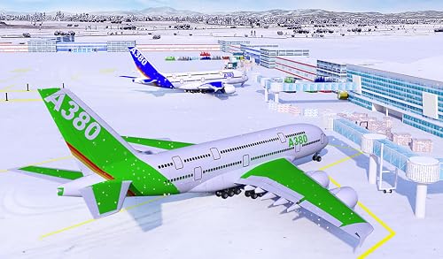 Snow Cargo Jet Landing 3D