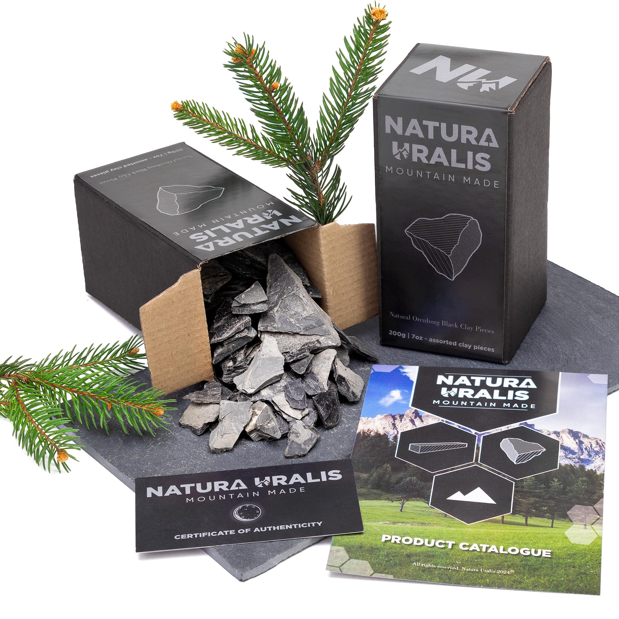 Craie Sciée De Belgorod Premium Natura Uralis - 200g Barres Blanches Naturelles ASMR